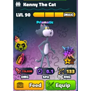4 STAR KENNY THE CAT | SPONGEBOB TOWER DEFENSE | SBTD
