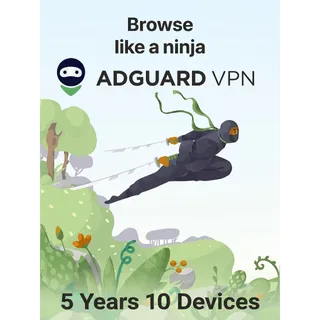 Adguard VPN 5 Years 10 Devices 