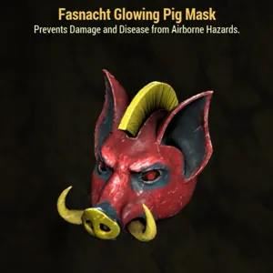 Glowing Pig Mask