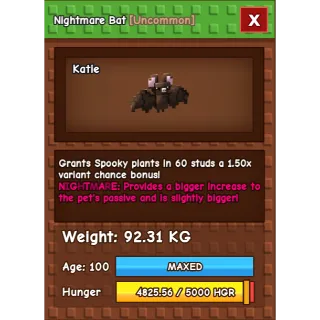 NIGHTMARE GODLY BAT