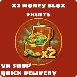 x2 money blox fruits (right username)