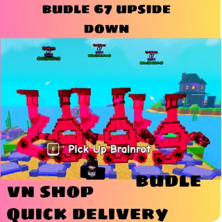 plant vs Brainrot budle 67 upside down  (3)  | quick delivery 