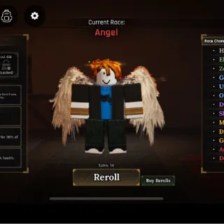 Account angel  (The forge roblox)