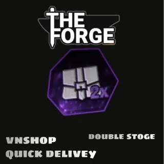 Double storge gamepass  (The forge roblox)