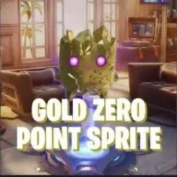 Fortnite Gold Zero Point Sprite