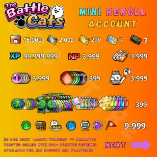 Mini reroll / gacha Battle Cats account [Android/iOS] [All regions]