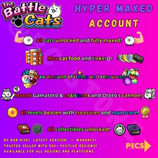 Hyper Battle Cats acc0unt [Android/iOS] [All regions]