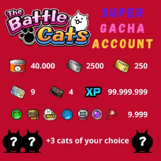 Super Gacha Battle Cats 4cc0unt [Android/iOS] [All regions]