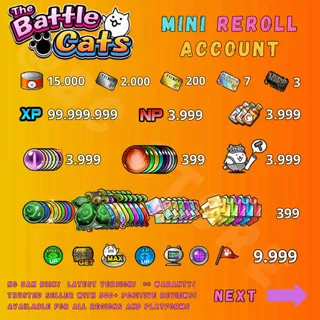 Mini reroll / gacha Battle Cats account [Android/iOS] [Global/EN]