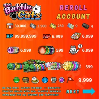 Reroll / gacha Battle Cats account [Android/iOS] [Global/EN]