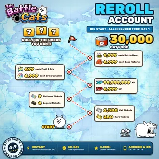 Reroll / gacha Battle Cats account [Android/iOS] [Global/EN]
