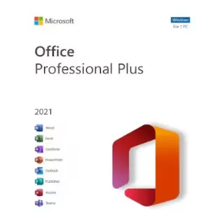 Microsoft Office Professional Plus 2021 (PC) - Microsoft Key - GLOBAL