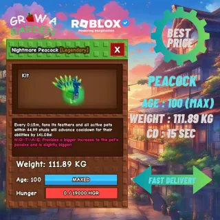 COLOSSAL PEACOCK CD 15 S