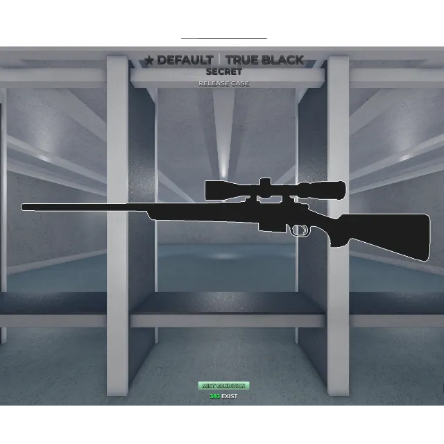 SNIPER DUELS | DEFAULT TRUE BLACK | MC - Roblox Game Item - Gameflip