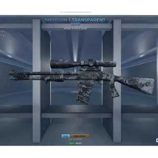 SNIPER DUELS | SHOTGUN TRANSPARENT |