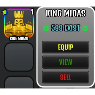 Shiny King Midas + 4 King Midas Unit