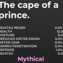 Prince Cape ( Meta Back Accessory ) 
