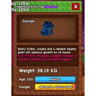 nightmare echo frog (15 seconds)