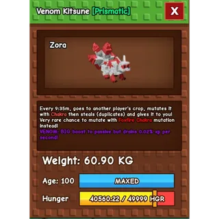 Venom huge kitsune 60kg