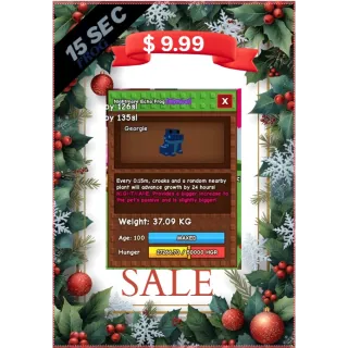 Nightmare Huge 15 secs echo frog (37kg) No toy