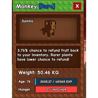 huge age 74 monkey for quest
