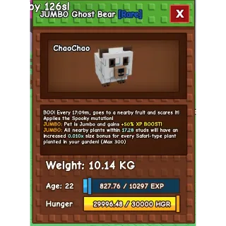 jumbo ghost bear semi huge 