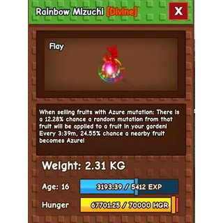 Rainbow hatched mizuchi (for collectors)