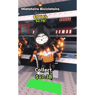 Mieteteira bicicleteira (156million per sec) + Pakrahmatmamat (for rebirth)