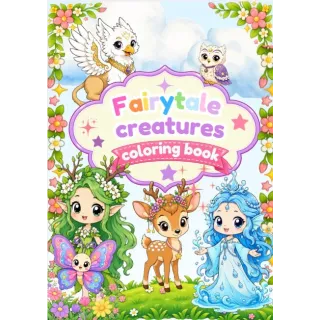 Fairytale Creatures Coloring Book