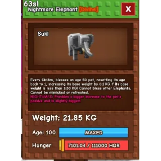 Kg boost service - until 3.5kg