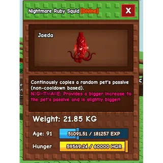 nightmare squid - 6 pieces