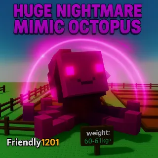 x3 Huge Nightmare Mimic Octopus 60kg+