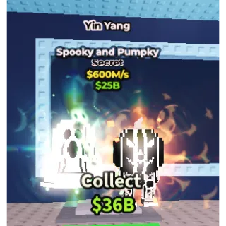 Yin Yang Spooky and Pumpky 600M/s