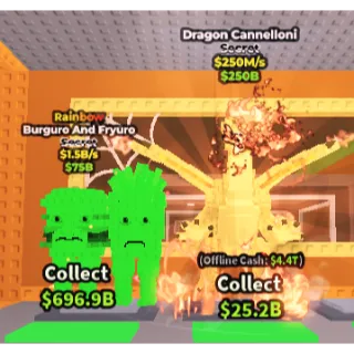 Rainbow Burguro+Dragon Cannelloni