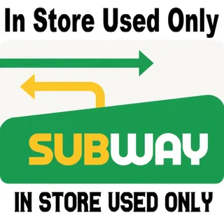 $71.52 USD Subway Gift Card In-Store Used Only.