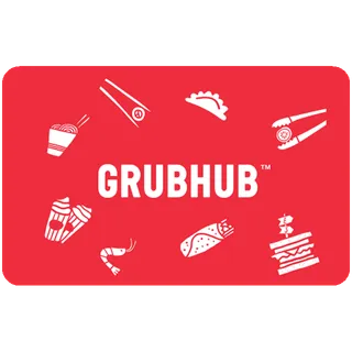 $25.00 USD Grubhub gift card