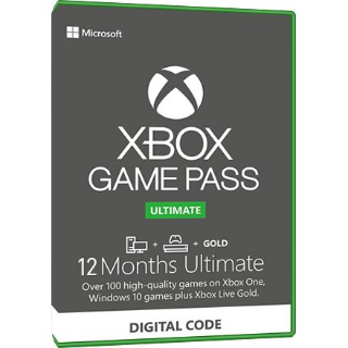 Xbox Game Pass Ultimate 12 Months, Xbox Game Pass Ultimate 1 Years, Global  - Digital Movies - Gameflip