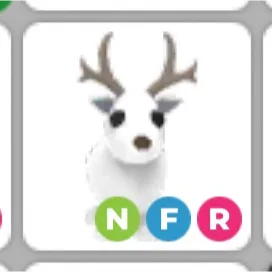 Neon Arctic Reindeer