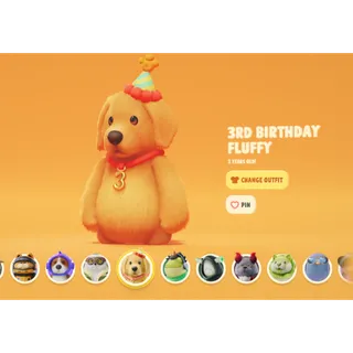 Party Animals Douyin Birthday Fluffy Skin Code