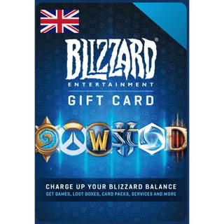 Blizzard Gift Card 100 GBP Battle.net Balance (UK) - Instant Delivery