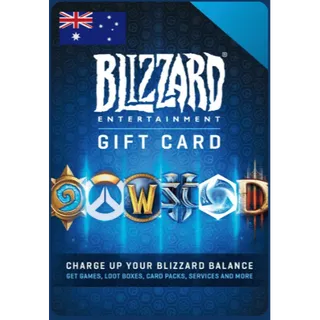 Blizzard Gift Card 75 AUD Battle.net Balance (AU) - Instant Delivery
