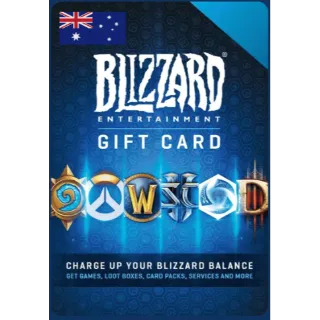 Blizzard Gift Card 50 AUD Battle.net Balance (AU) - Instant Delivery