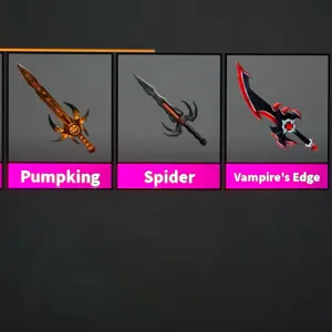 three halloween knifes