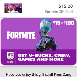 $15 epic gift card