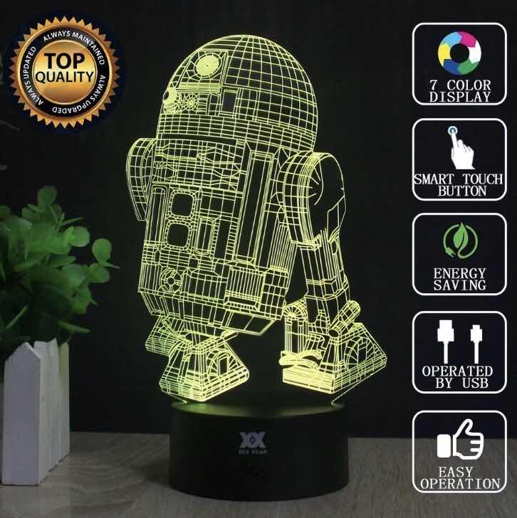 Star Wars Mario 3d Desk Lamp Other Accessories New Gameflip