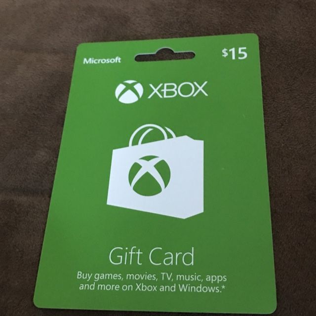 15 xbox gift card