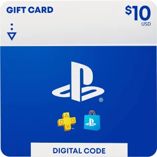 $10.00 USD PlayStation Store