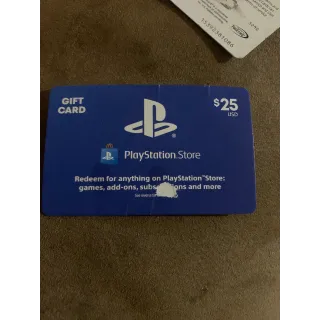 $50.00 USD PlayStation Store