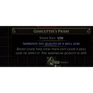 x100 Gemcutter's Prism Path of Exile 2 The last of the Druids Fate of the Vaal POE 2