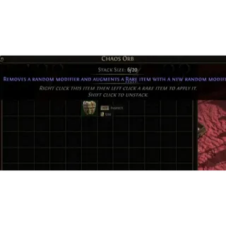 1000x Chaos orb Path of Exile 2 Runes of Aldur League POE 2